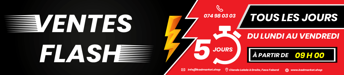 Bannière vente flash