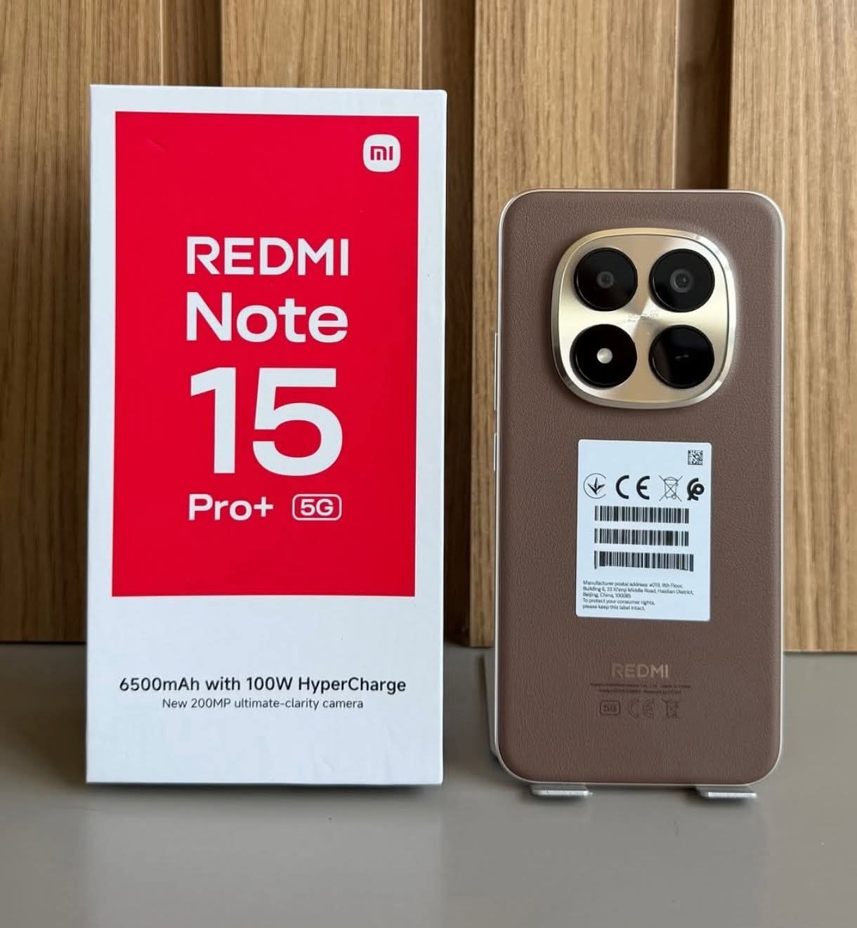 REDMI Note 15 Pro+ 5G 256 Go | Caméra 200 MP OIS | Écran AMOLED 1.5K 120 Hz | Batterie 6580 mAh | Livraison Gabon | Kadmarket