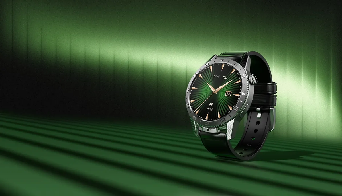 TECNO Watch GT GPS AMOLED AI – Montre Connectée Premium Bluetooth | Livraison Gabon | Kadmarket
