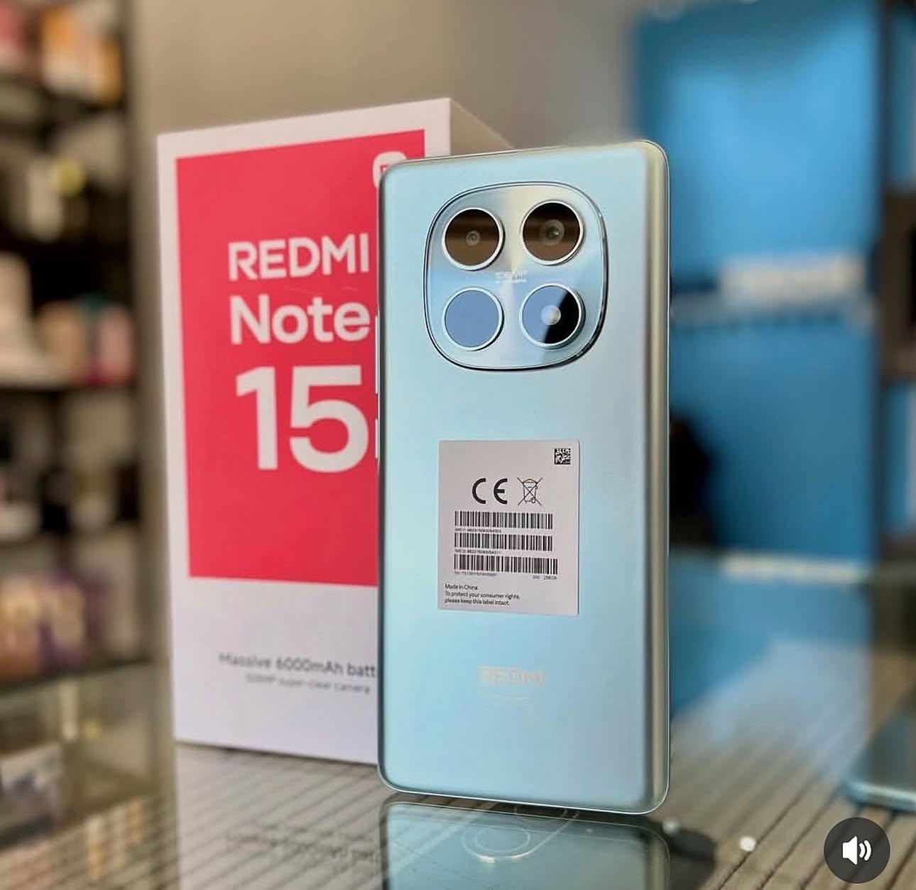 REDMI Note 15   256 Go + 16 Go RAM | Écran AMOLED 120 Hz | Caméra 108 MP | Batterie 6000 mAh | Livraison Gabon | Kadmarket