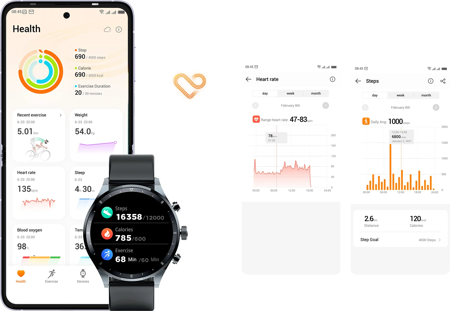 TECNO Watch Pro 2 Bluetooth Calling AMOLED 1.43" – Montre Connectée Premium | Livraison Gabon | Kadmarket