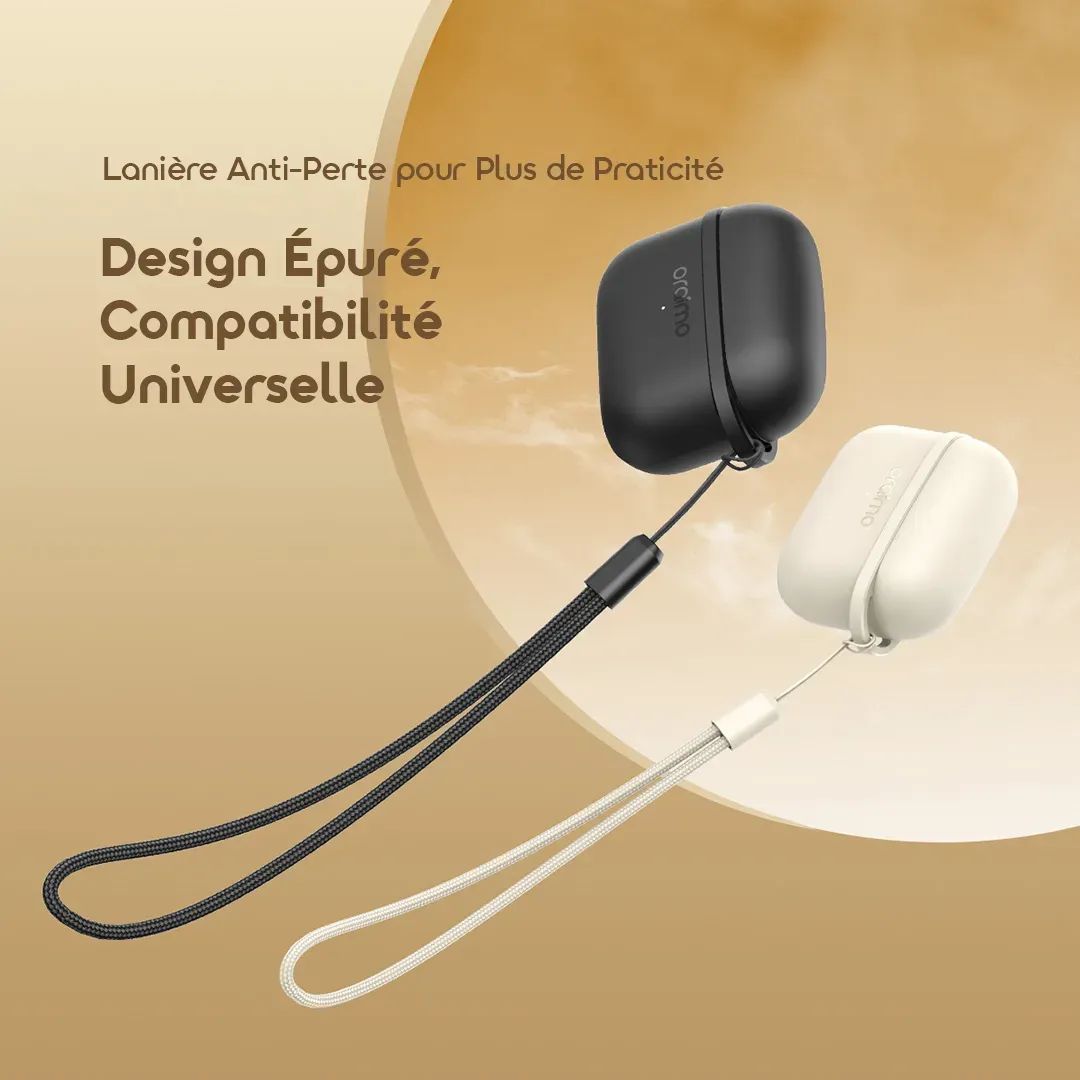 Oraimo SpaceBuds Lite OTW-324 — Écouteurs sans fil | Sound360 (Son Surround) | Fonction Anti-perte | Autonomie 40h | Livraison Gabon | Kadmarket
