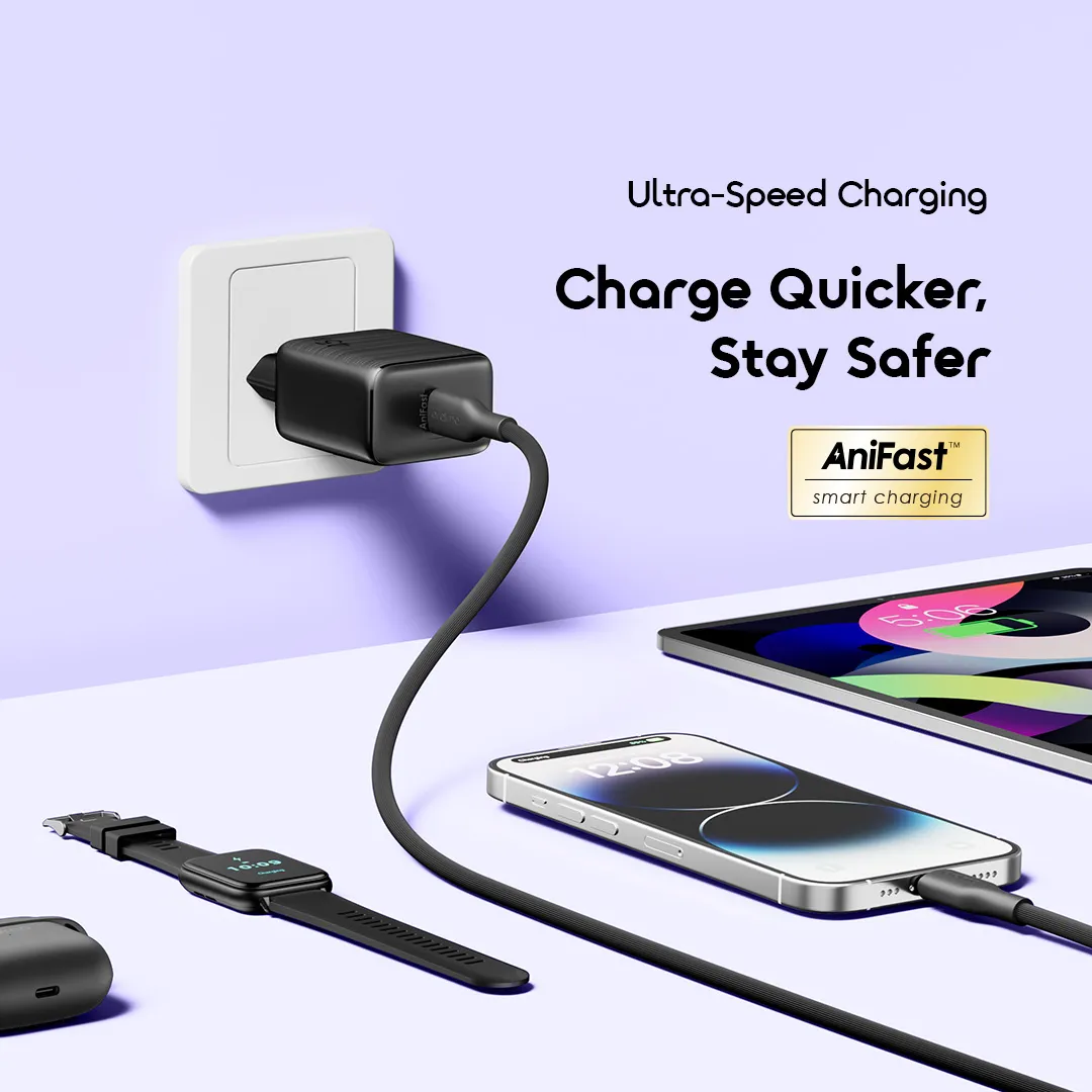 Oraimo PowerGaN 451 45W GaN Ultra Fast Charger (OCW-5451E) | Chargeur USB-C 45W Livraison Gabon | Kadmarket