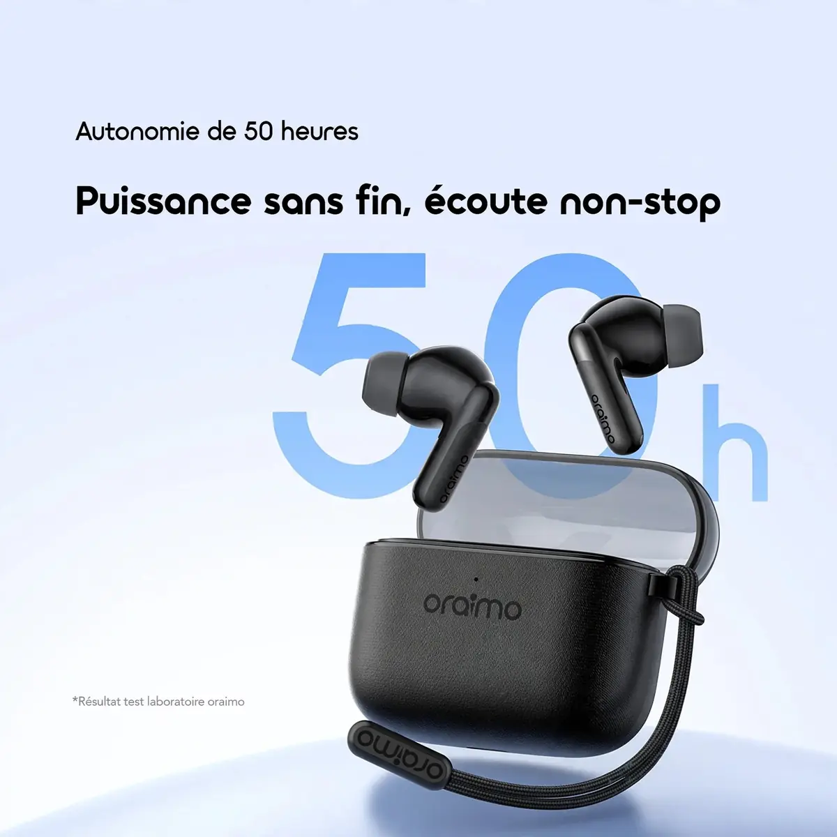 Oraimo SpaceBuds Lite 2 OTW-325 – Écouteurs Bluetooth 6.0, 50 h d’autonomie | Kadmarket Gabon